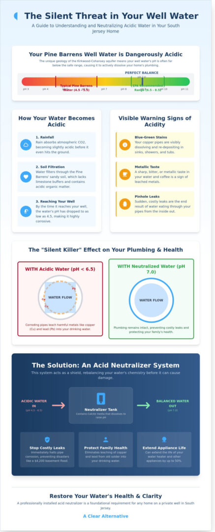 Acid Neutralizer Systems for Tabernacle, Shamong, & Medford Lakes: The 2026 Homeowner’s Guide