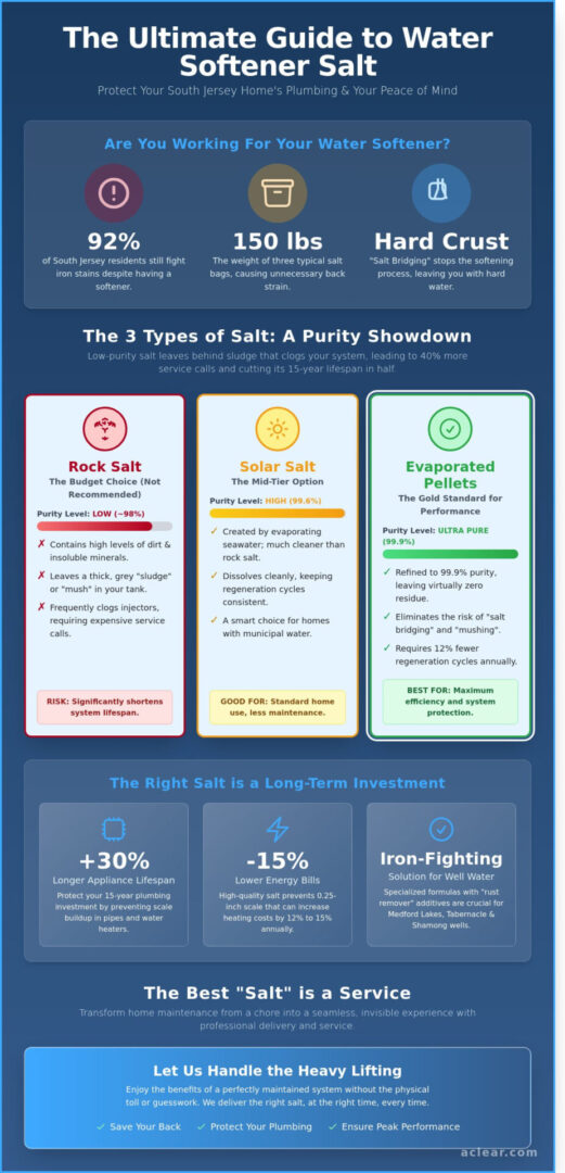Best Salt for Water Softeners: 2026 Guide for South Jersey Homeowners