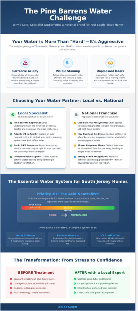 Choosing a Culligan Water Conditioning Company? Why Tabernacle Residents Prefer Local Experts
