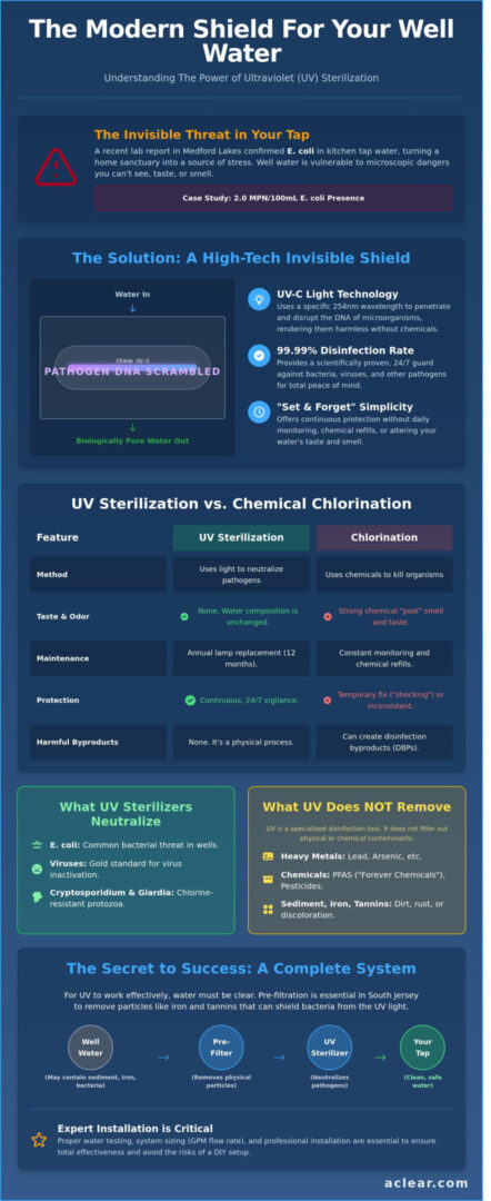 Ultraviolet (UV) Sterilizers for Well Water in Tabernacle & Shamong, NJ