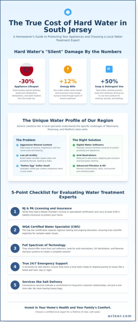 Best Water Softener Companies Near Tabernacle, Shamong, & Medford Lakes (2026)