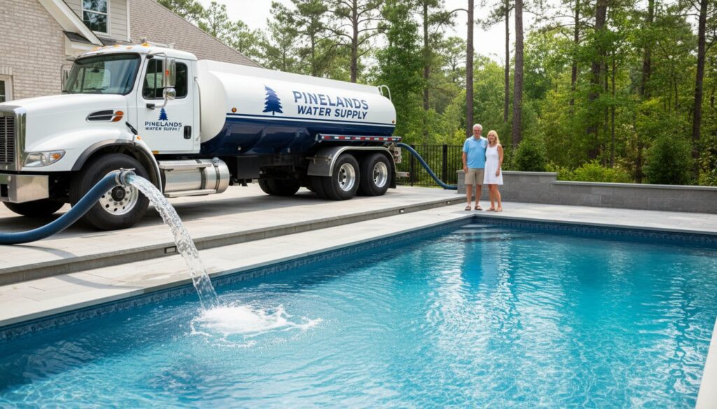 Cost to Fill a Pool with a Truck in Shamong, NJ: 2026 Pricing Guide