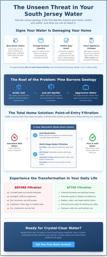 Water Filter System for Home in Tabernacle, Shamong, & Medford Lakes: 2026 Guide
