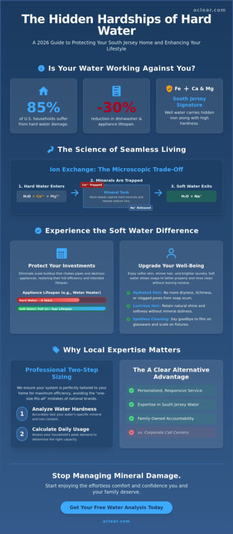 Water Softener Systems for Tabernacle, Shamong, & Medford Lakes: The 2026 Guide