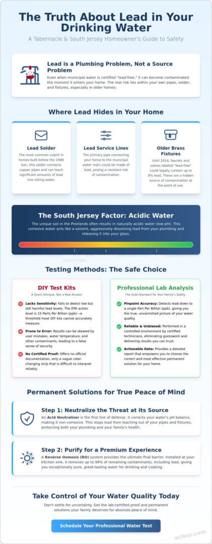 Lead Testing in Drinking Water for Tabernacle Homeowners: The 2026 Guide