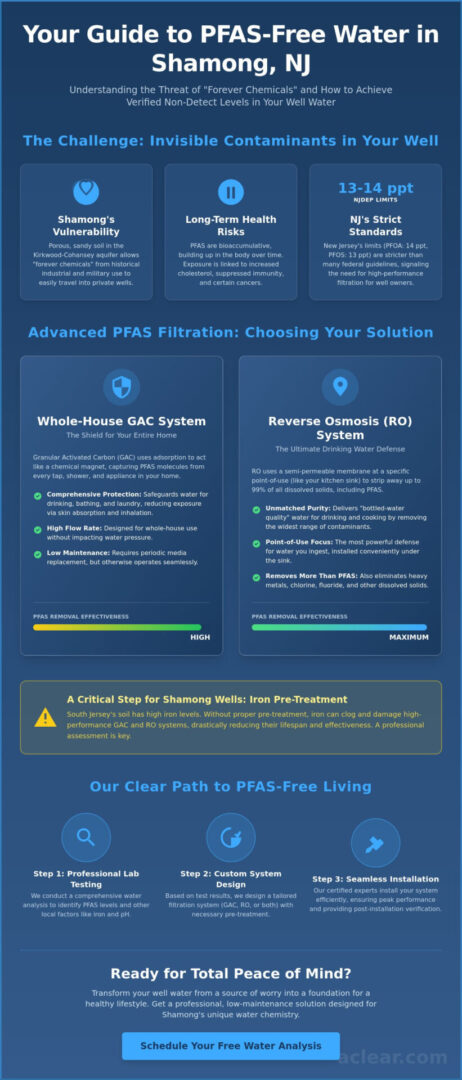 PFAS Water Filter Shamong NJ: Your 2026 Guide to Safe Well Water