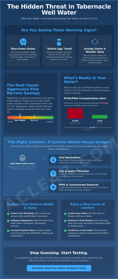 Whole House Water Filter for Well Water in Tabernacle: The 2026 Local Guide