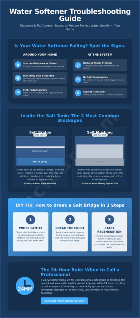 Troubleshooting Water Softener Problems: The 2026 Homeowner’s Guide