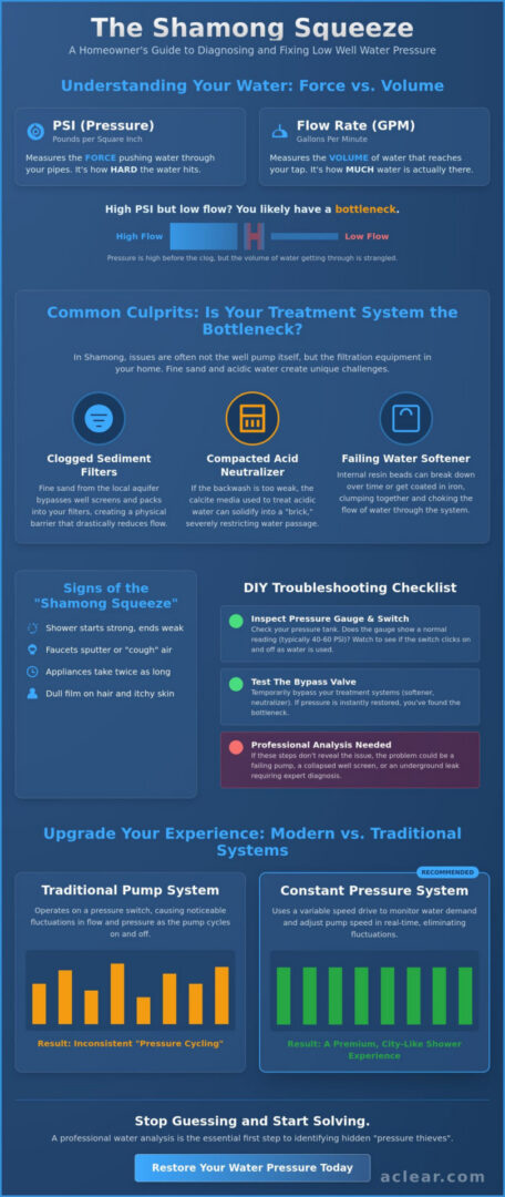 Troubleshooting Low Water Pressure from Your Shamong Well: The 2026 Homeowner’s Guide