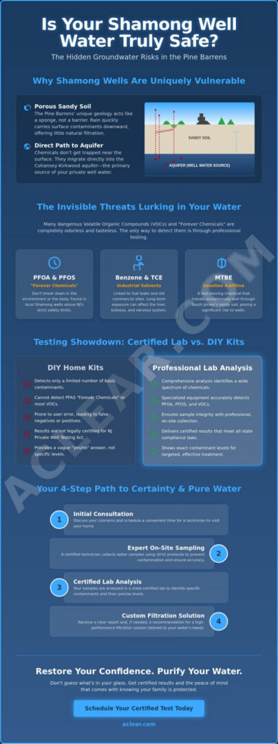 VOC Water Testing in Shamong, NJ: Protecting Your Well Water in 2026