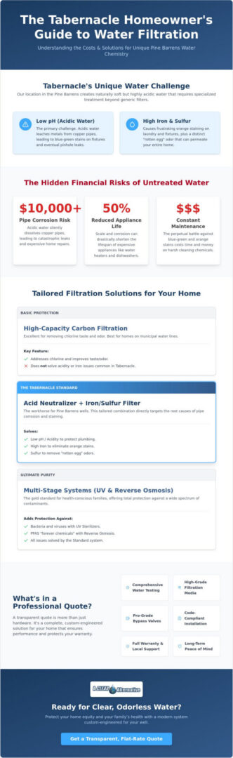 Cost of Whole House Water Filtration System in Tabernacle: 2026 Price Guide