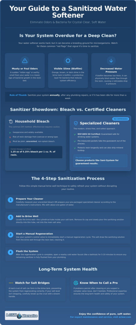 How to Sanitize a Water Softener: The 2026 Step-by-Step Guide