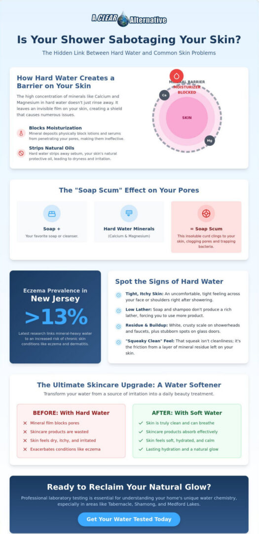 Does Hard Water Cause Dry Skin? The Science and the Solution for NJ Homeowners