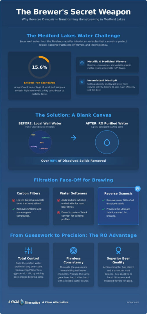 Reverse Osmosis System for Home Brewing in Medford Lakes: The 2026 Guide to Perfect Batches