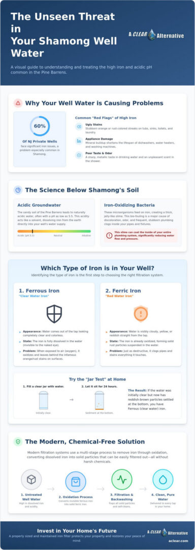 Iron Filter for Well Water in Shamong: The 2026 Homeowner’s Guide to Clean Water