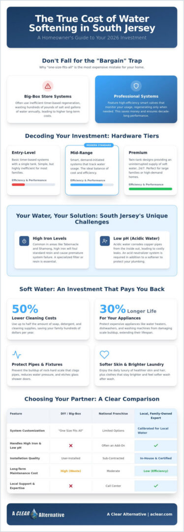 How Much Is a Water Softener? 2026 Price Guide for South Jersey Homeowners
