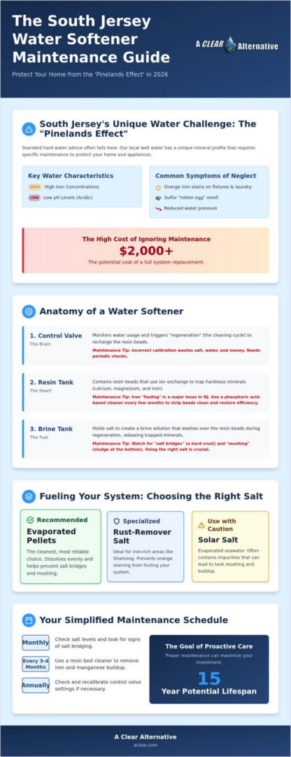 Water Softener Maintenance in South Jersey: The 2026 Homeowner’s Guide