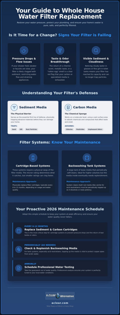 Whole House Water Filter Replacement: The Complete 2026 Maintenance Guide