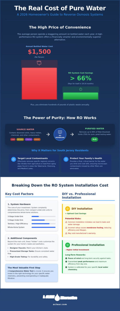Reverse Osmosis System Installation Cost: 2026 Homeowner’s Guide