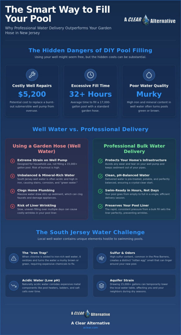 Pool Water Delivery in NJ: The 2026 Homeowner's Guide to Fast, Clean Fills