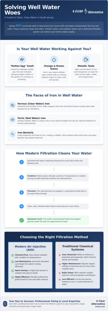 Iron and Sulfur Filters for South Jersey Well Water