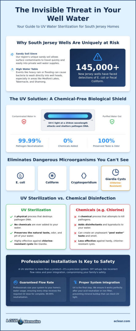UV Water Sterilizer Installation in South Jersey: The 2026 Homeowner’s Guide