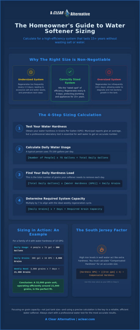 How to Choose the Right Size Water Softener: The 2026 Homeowner’s Guide