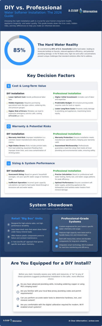 DIY vs. Professional Water Softener Installation: The 2026 Homeowner’s Guide