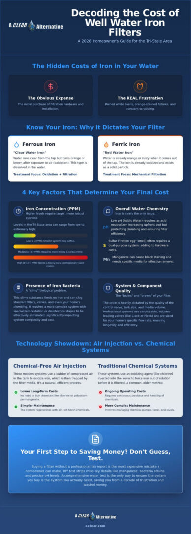 Cost of Iron Filter for Well Water: 2026 Price & Value Guide