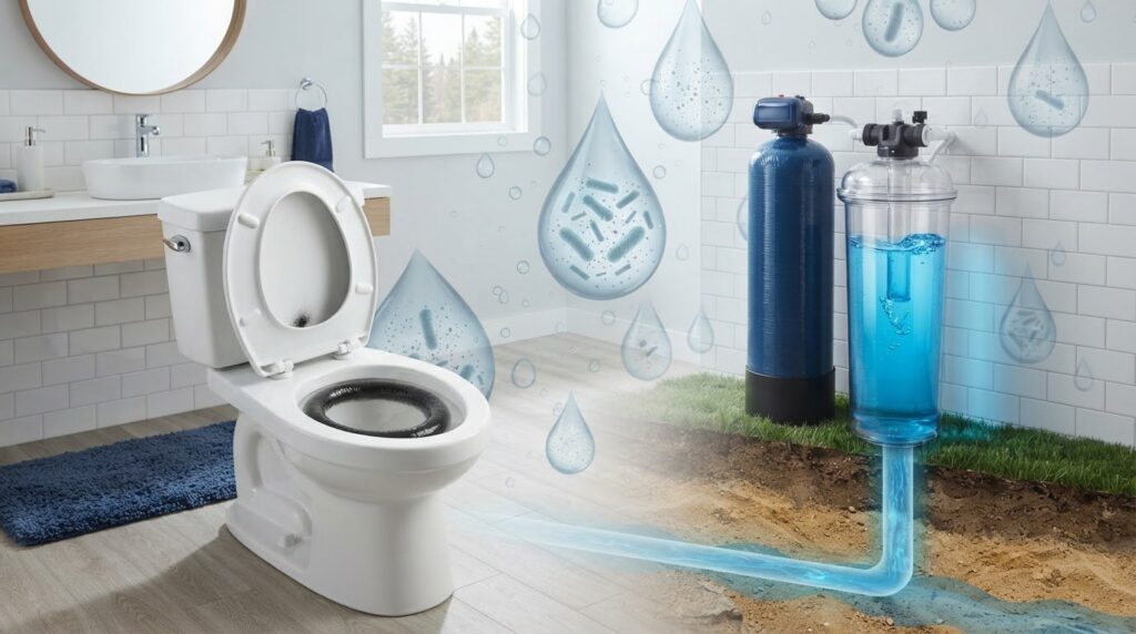 How to Remove Black Slime in Your Toilet from Shamong Well Water