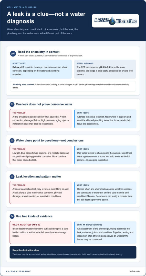 Is My Well Water Causing Plumbing Leaks? How to Find Out